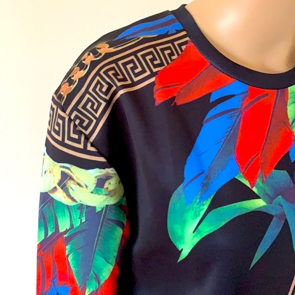 AIDEAONE | Retro print sweater - Picture 7 of 11